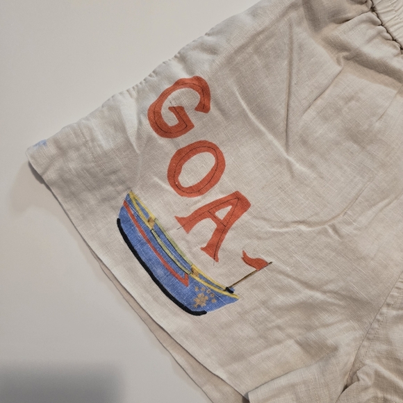 RHODE Kina Shorts Pull on Linen - Picture 3 of 11